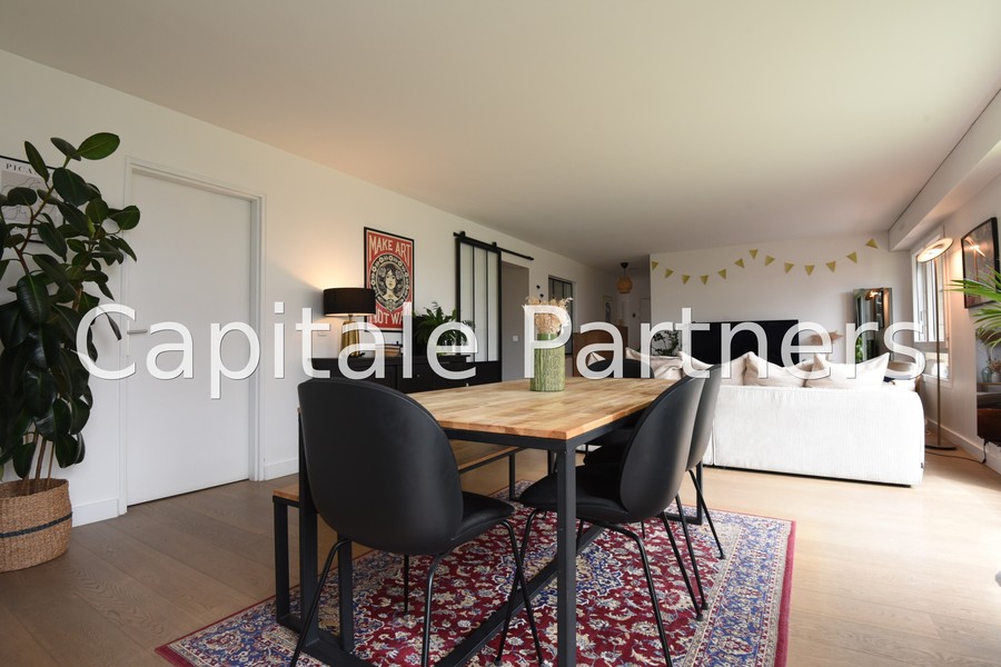 furnished  3 bedrooms Apartment Asnières-sur-seine - 110 m²;