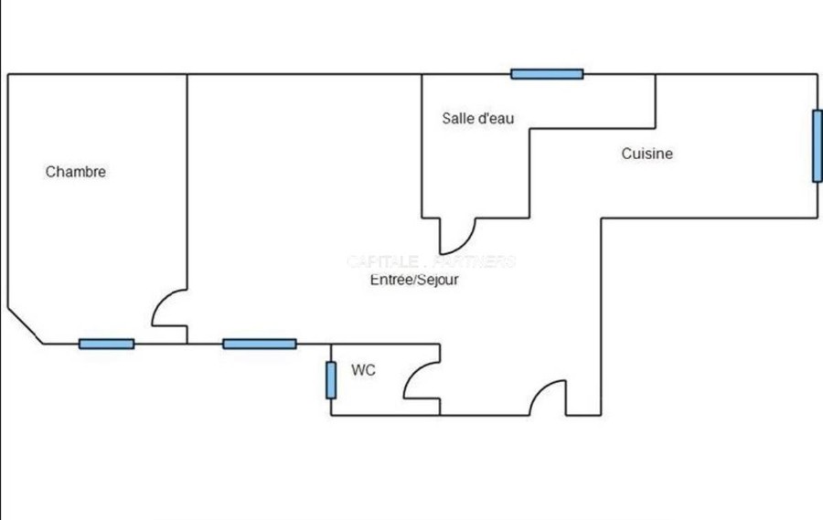 furnished  1 bedroom Apartment NEUILLY - 42 m²;