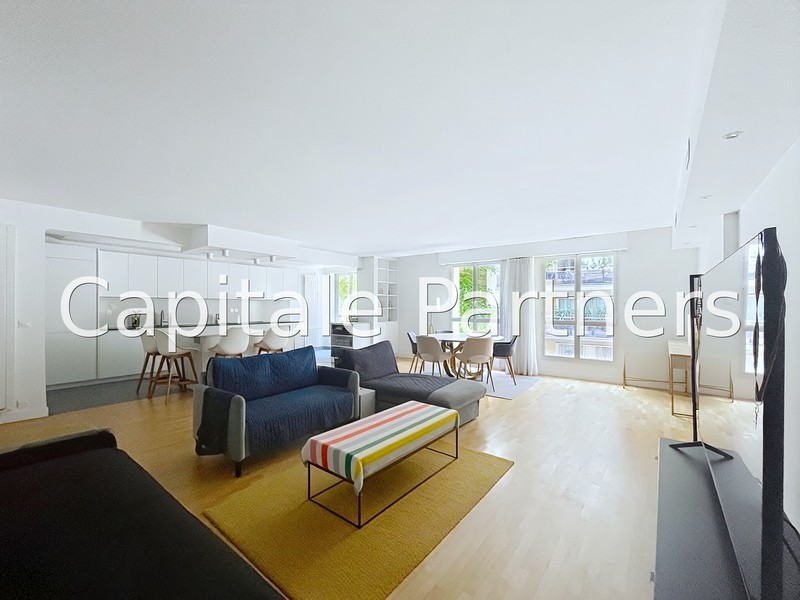 furnished  3 bedrooms Apartment PARIS 16 - 138 m²;
