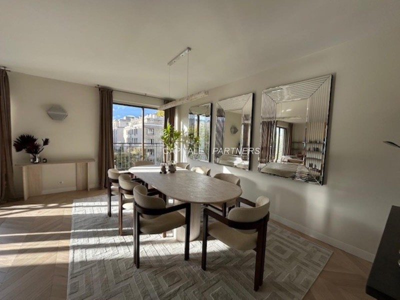 furnished  3 bedrooms Apartment PARIS 16 - 157 m²;