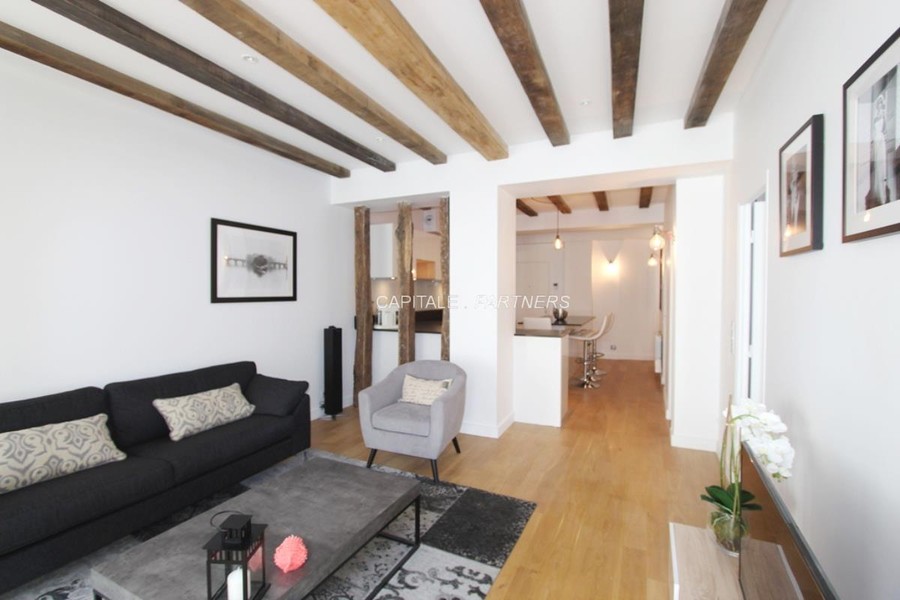 furnished  2 bedrooms Apartment PARIS 1 - 63 m²;