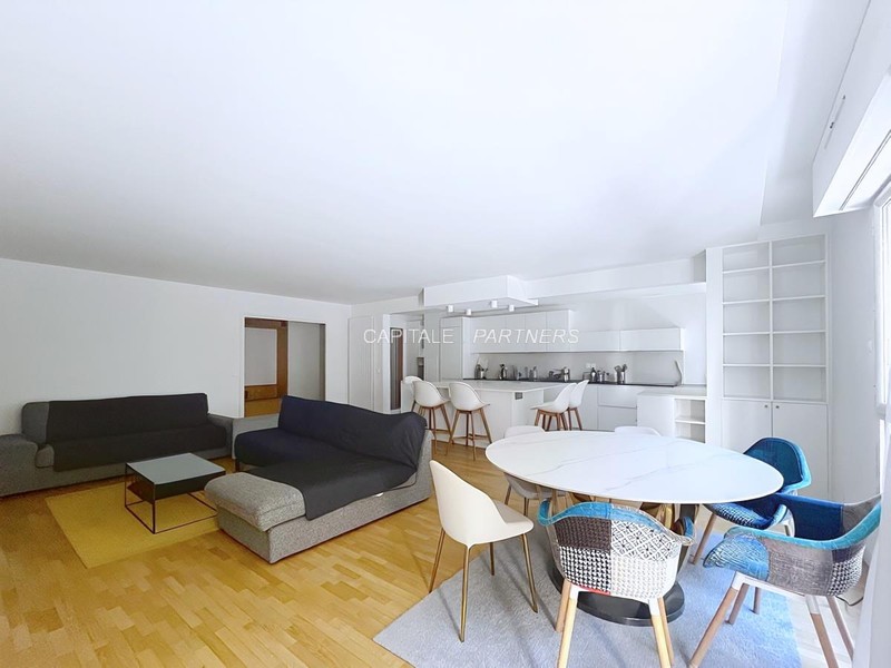 furnished  3 bedrooms Apartment PARIS 16 - 139 m²;